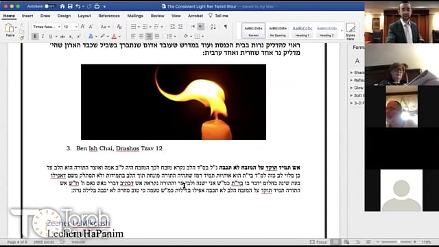 The Consistent Light - Ner Tamid