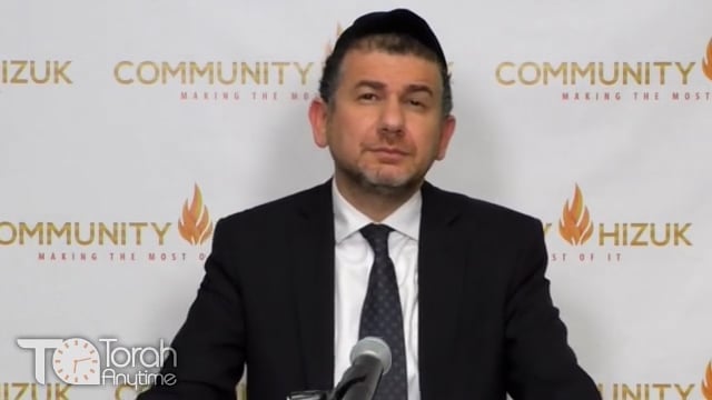 Community Hizuk Weekly Erev Shabbat Special - Parashat Acharei Mot-Kedoshim