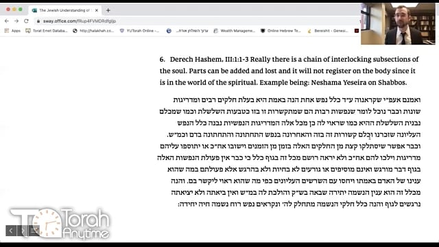 The Jewish Understanding of SOUL