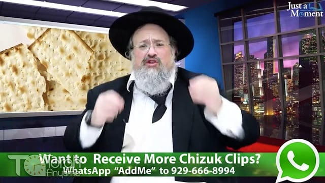 Pesach - Matzah Is The Emuna