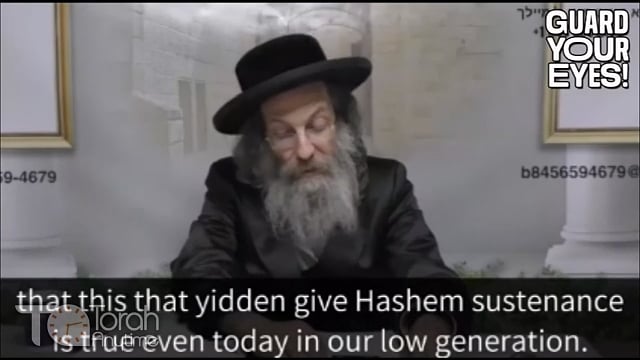 Hashem's Sustenance