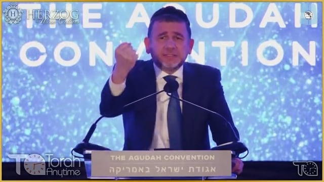 Agudah Convention 2022: Motzai Shabbos Keynote- Speaking Up
