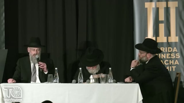 H3 Florida Business Halacha Summit 2024: Q&A- The Challenges of the Ben Torah in the Workplace