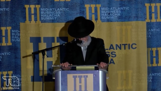 H3 Mid-Atlantic Business Halacha Summit 2024: Morning Keynote - Achrayus Honesty and Integrity 