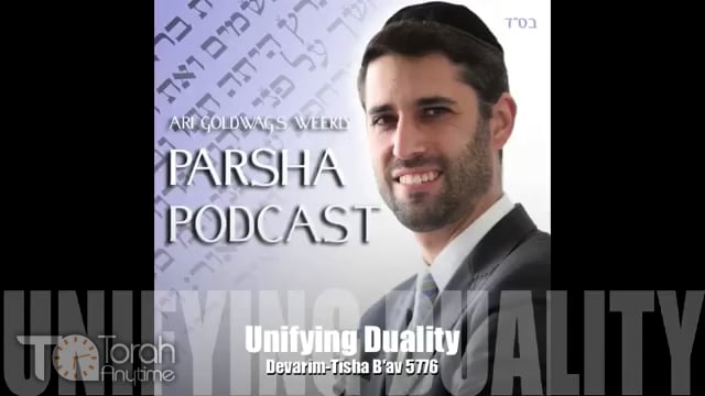 Parashat Devarim & Tisha B'av: Unifying Duality