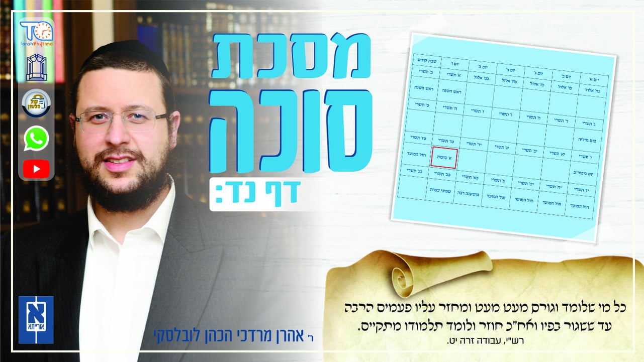 Sukkah Daf 54b - Oraysa