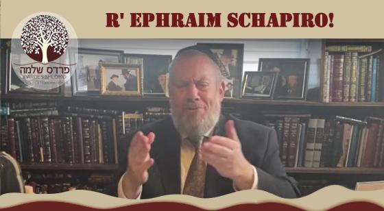 Pardes Shlomo Daily: R' Ephraim Schapiro - Tefilla on the Days of Purim