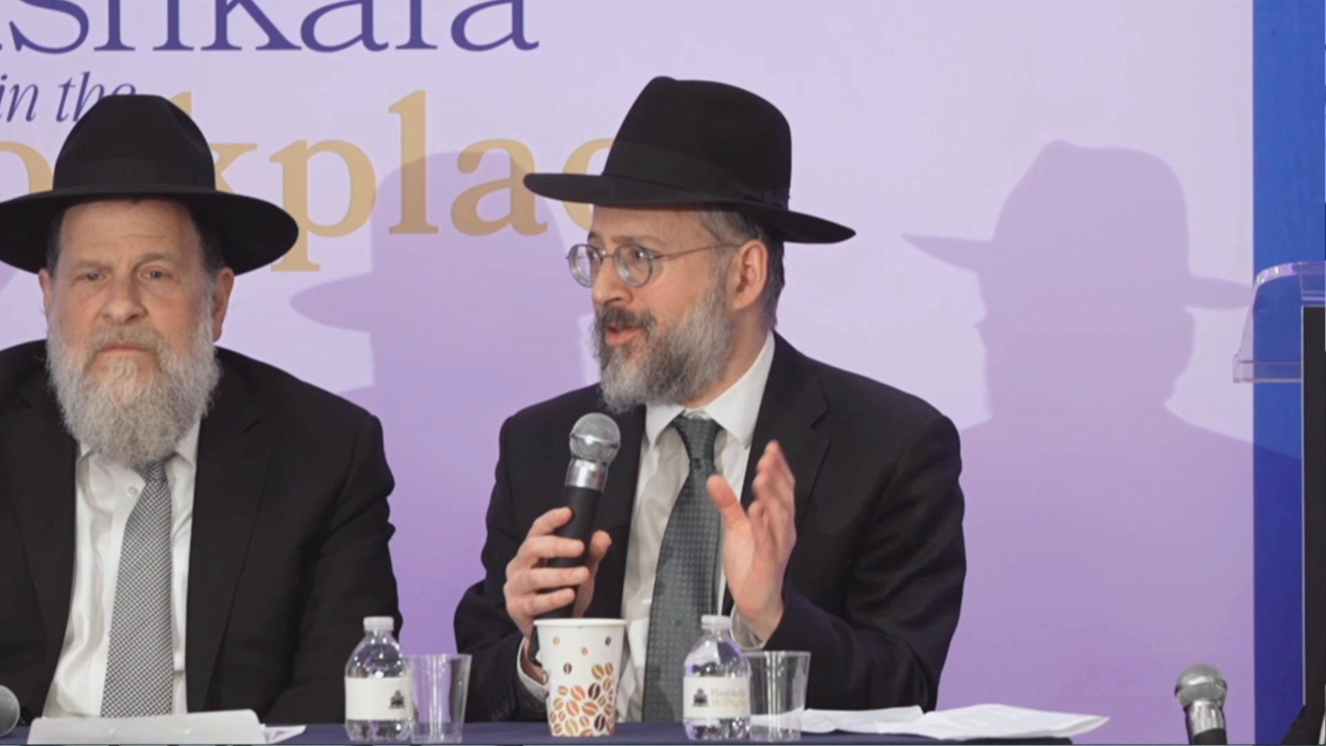 Q&A Panel Harav Chaim Mayer Roth Harav Ari Marburger and Harav Doniel Neustadt Moderated by Reb Yitzchok Hisiger Hashkafa in the Workplace Memorial Day 2025 S3