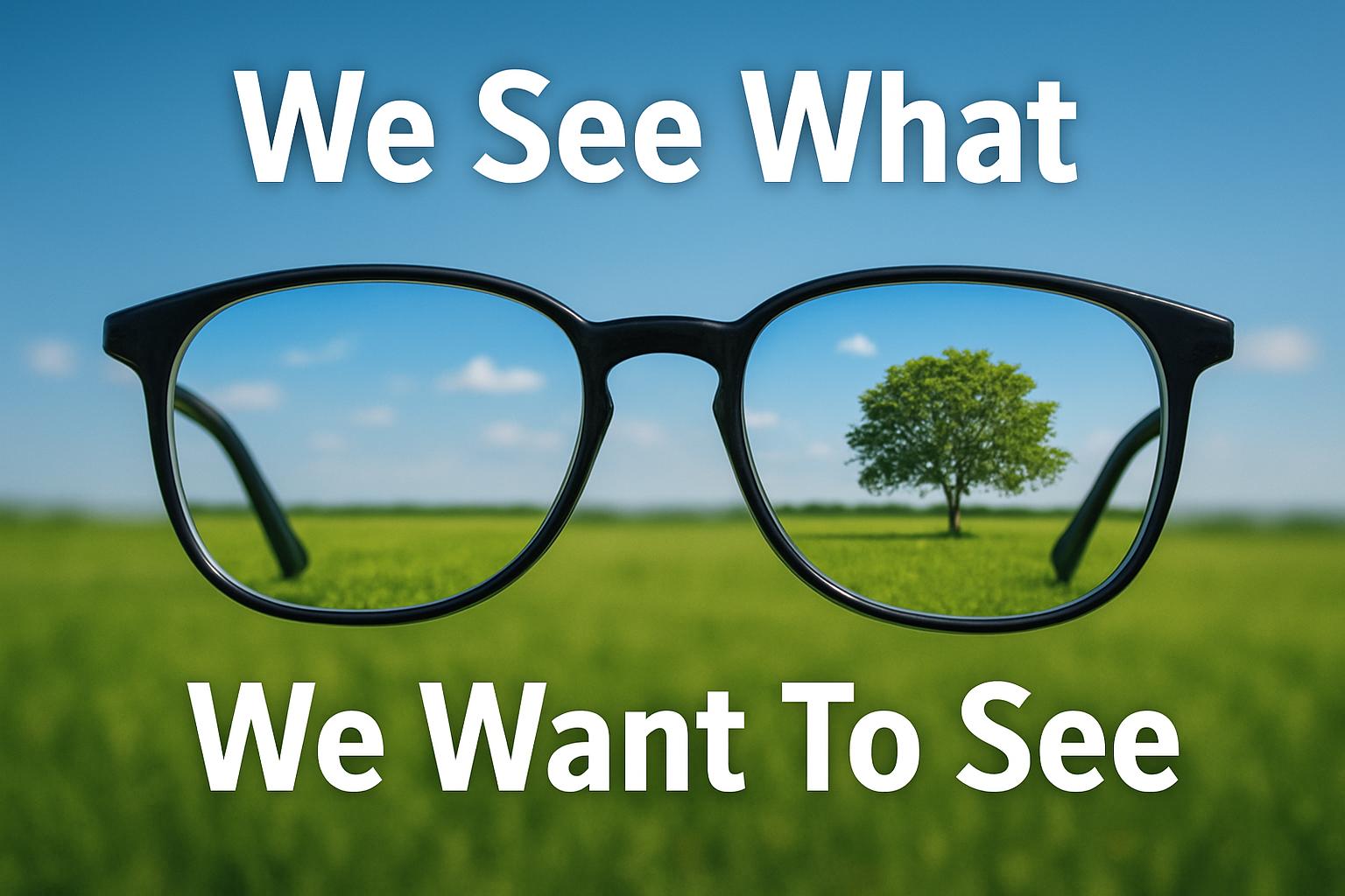  We See What We Want To See