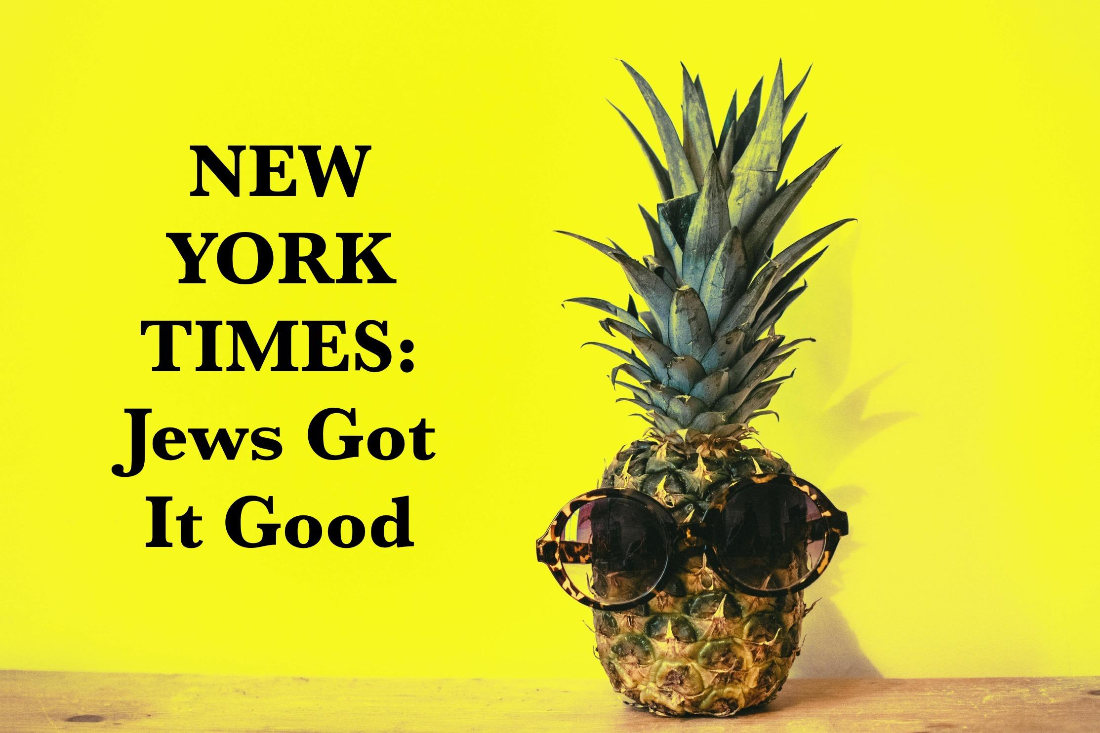 New York Times Drops BOMB On Jewish Life