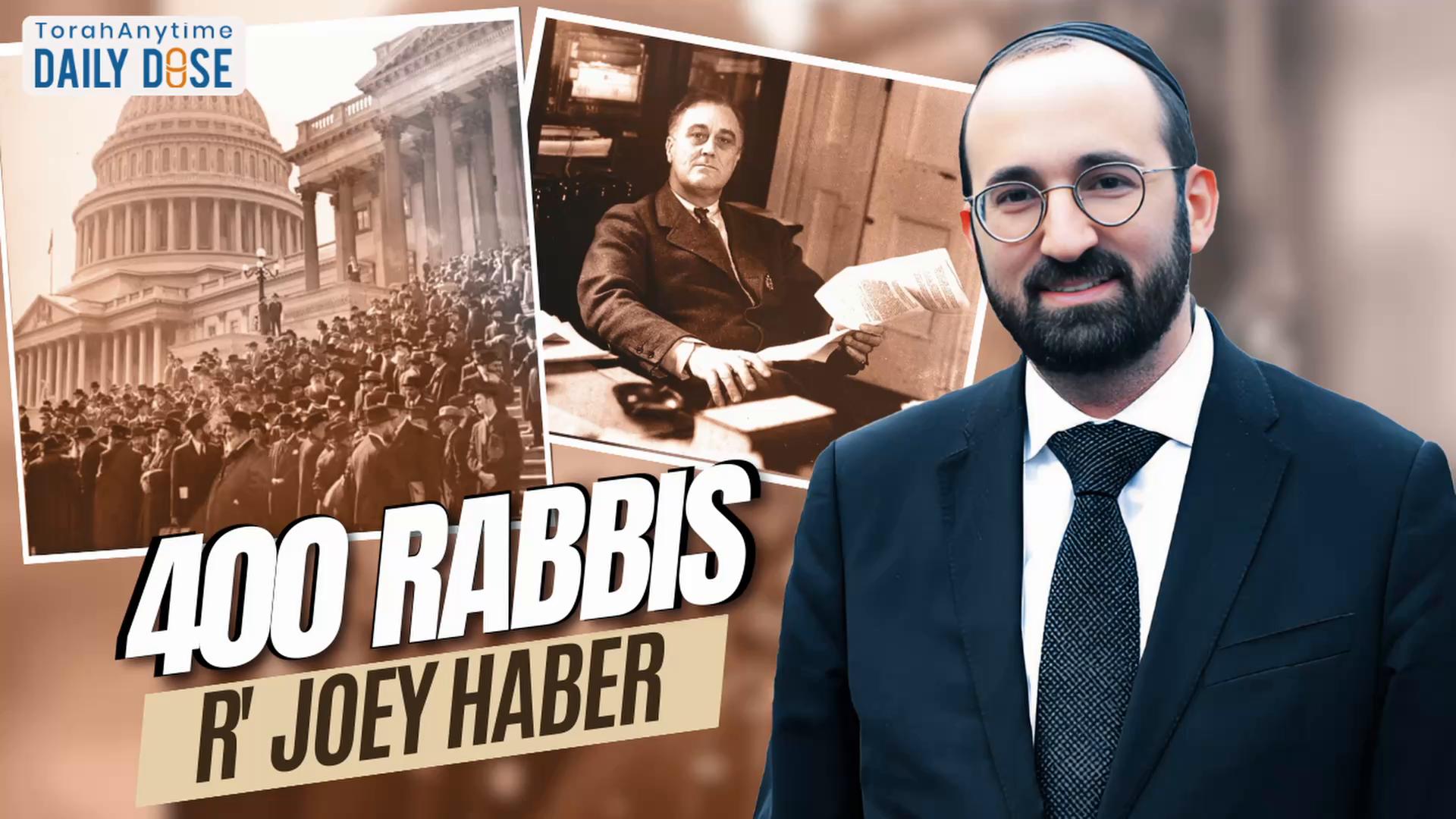 Daily Dose #2,453: 400 Rabbis