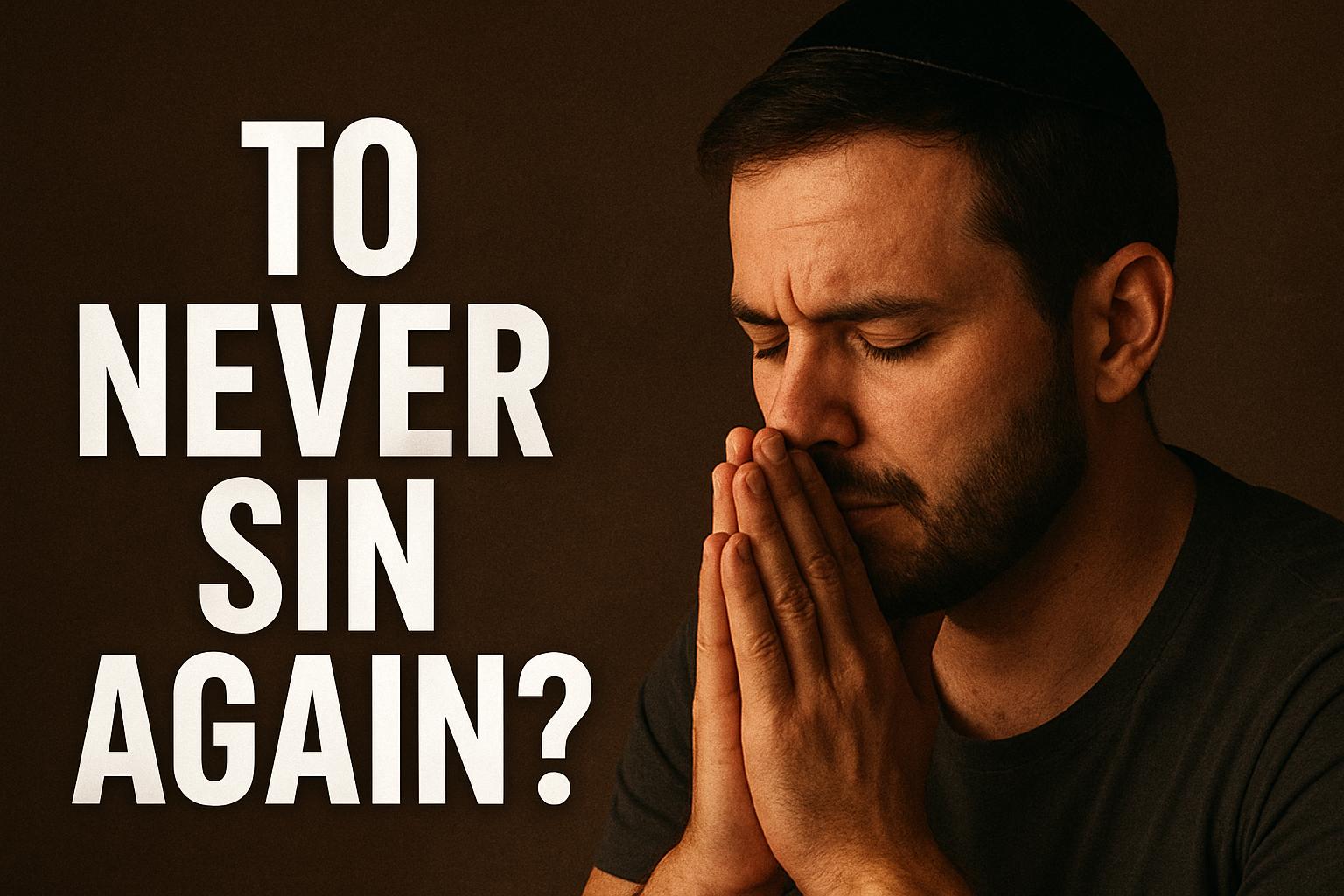 Really? To Never Sin Again? 