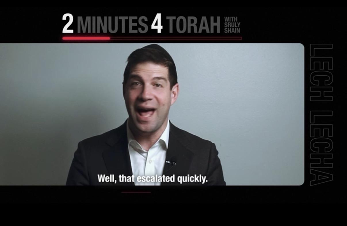 Lech Lecha: It never ends well outside a bar