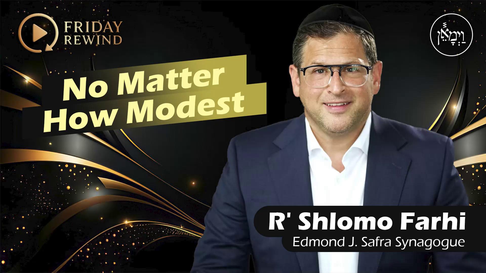 FridayRewind - No Matter How Modest