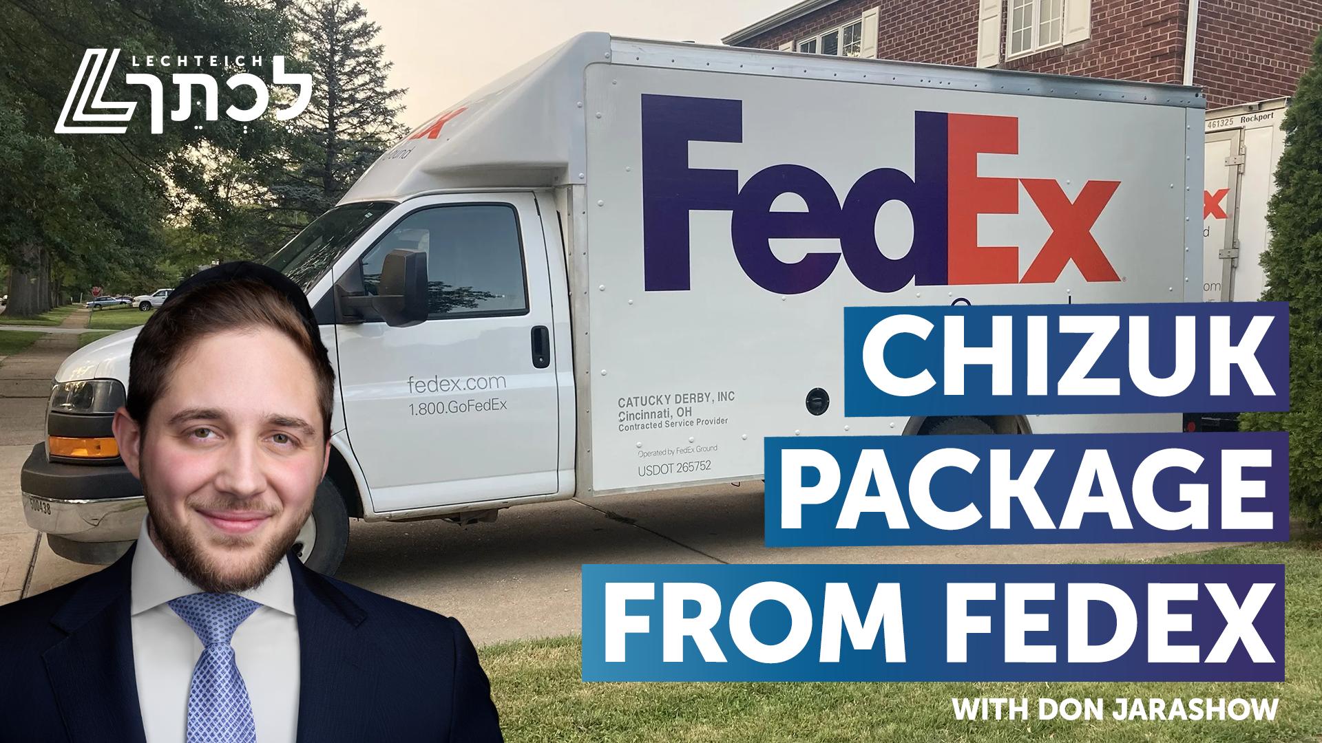 Chizuk Package from Fedex