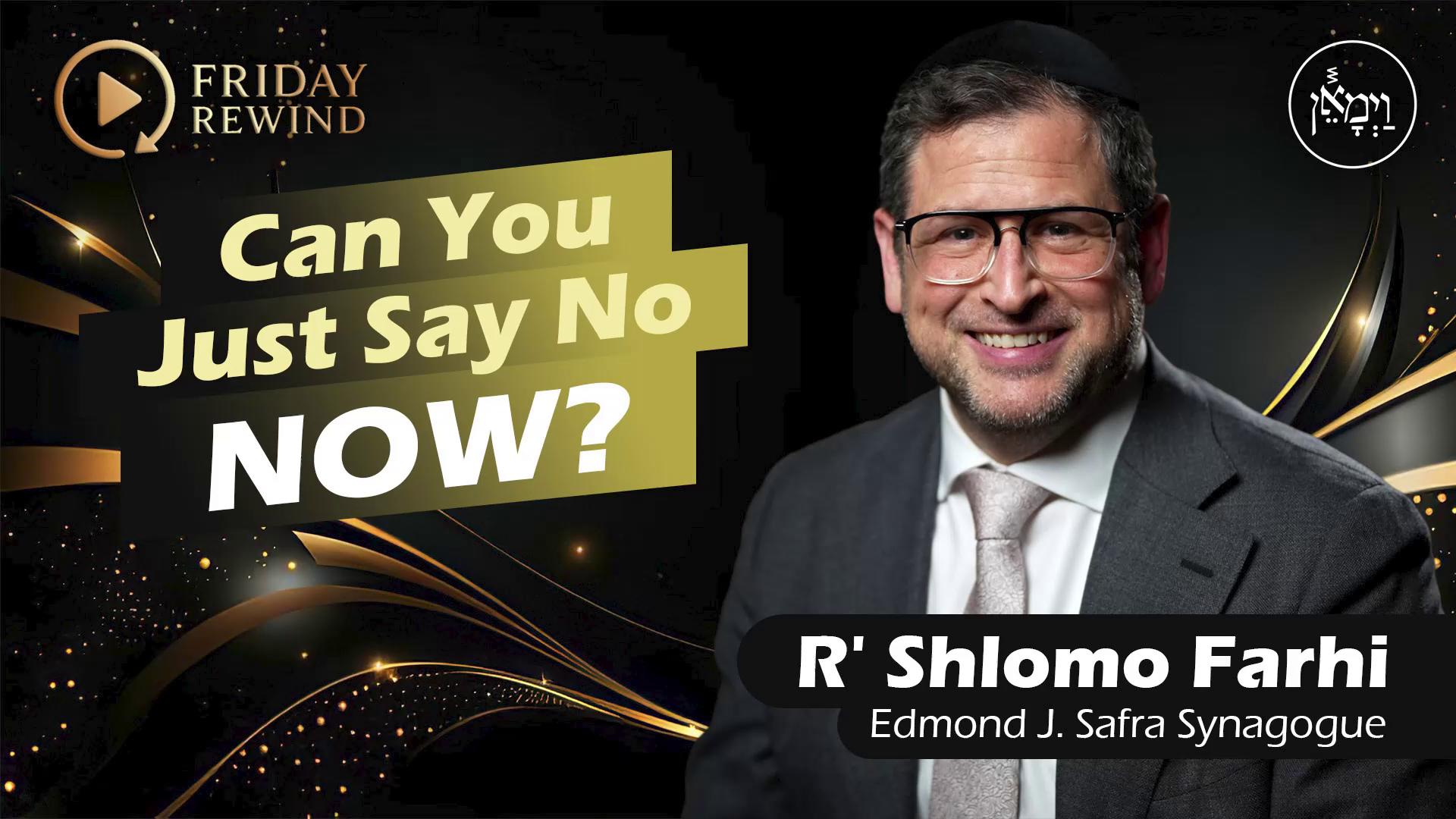FridayRewind - Can You Just Say No NOW?