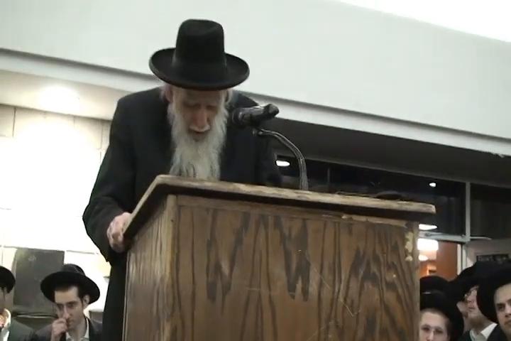 Speaking at BMG in Lakewood Against Eretz Hakodesh/WZO