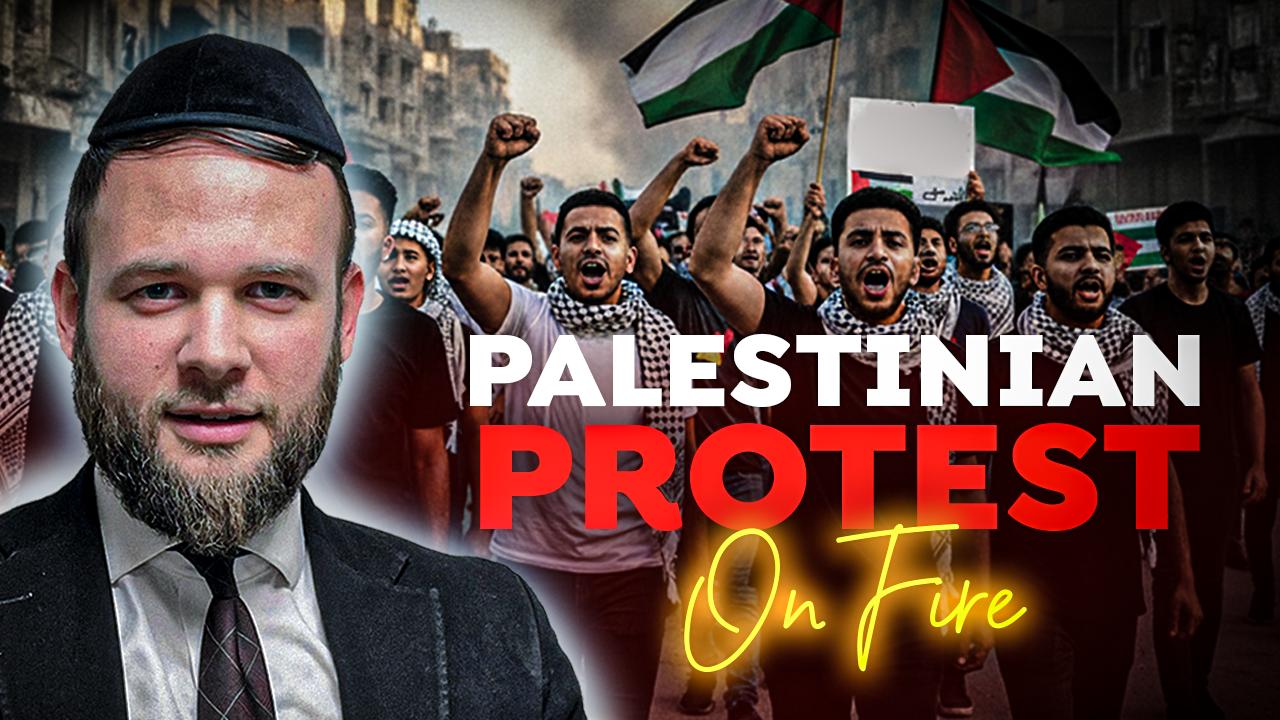 I Went To A Palestinian Protest !! 