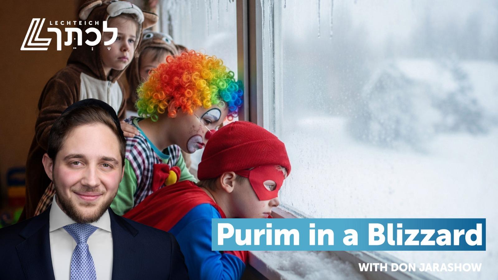 Edmond J. Safra Synagogue - Deal, NJ | Purim in a Blizzard 