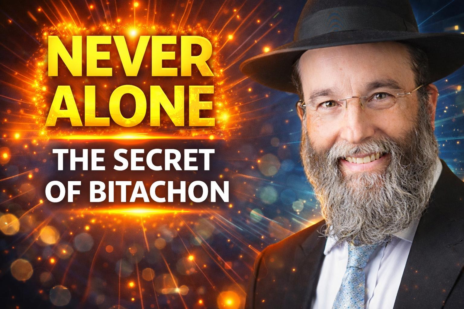 Never Alone: The Secret of Bitachon