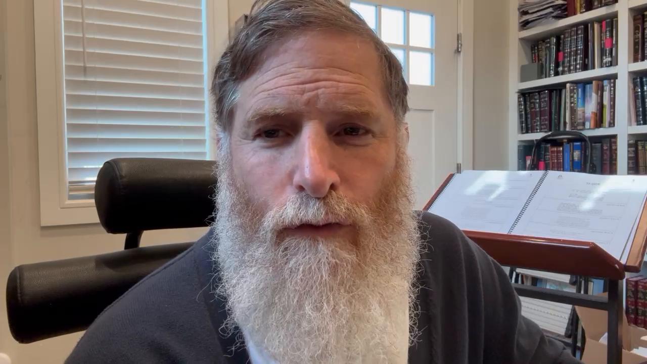 Daily halachot and Parshas hachodesh and pesach