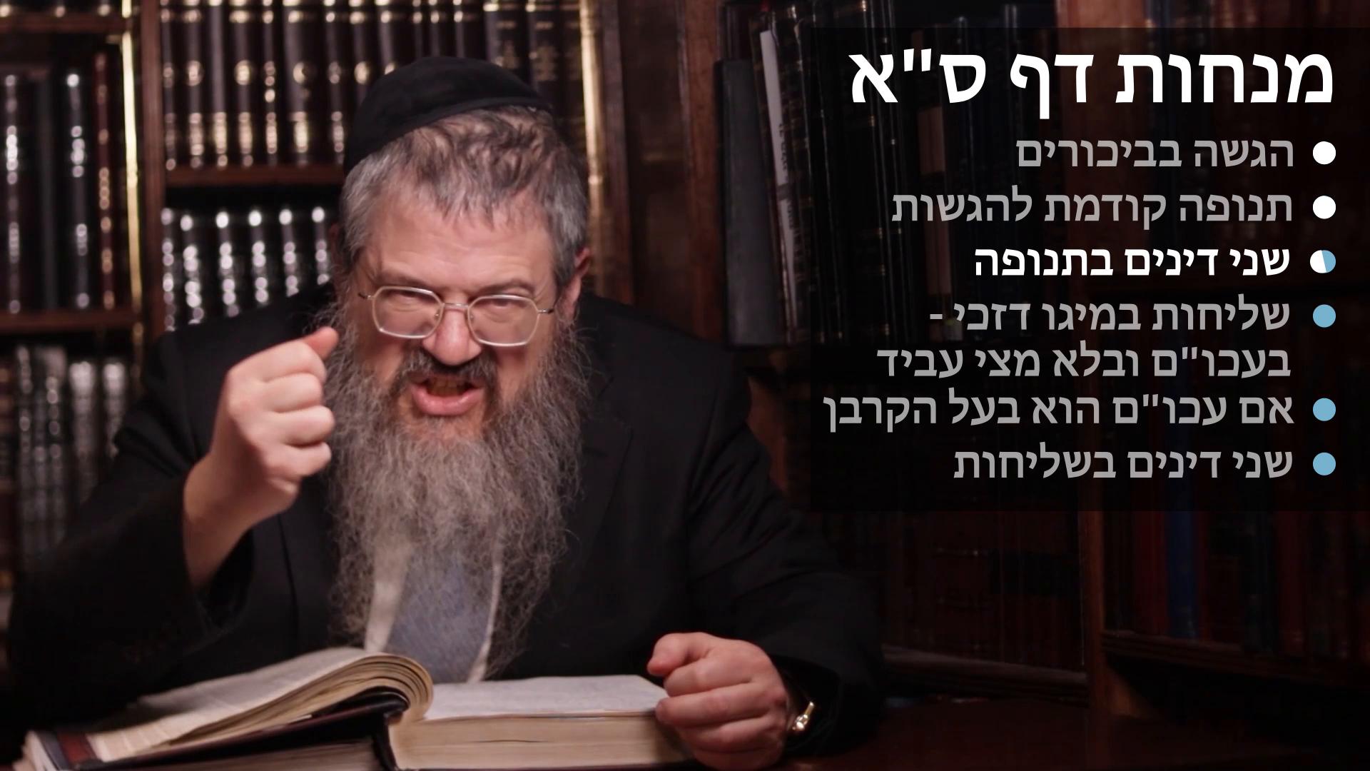 Menachot daf 61 הגשה בביכורים, תנופה קודמת להגשות, שני דינים בתנופה, שליחות במיגו דזכי, בעל הקרבן בעכו"ם, שני דינים בשליחות 