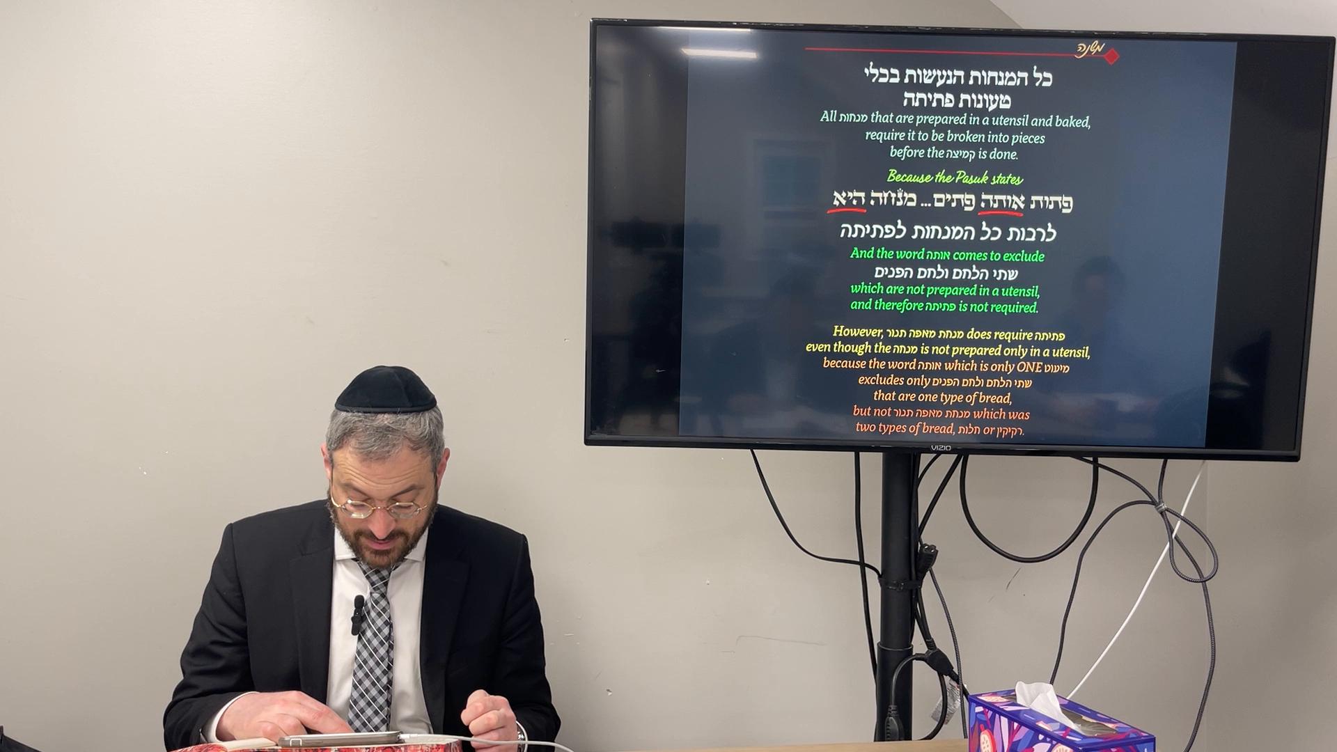  Overview of Mesectas Menachos 75
