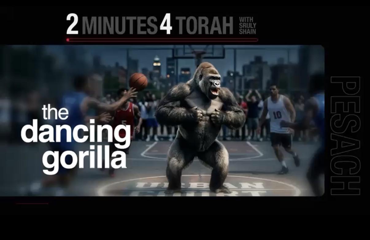 Pesach: The Dancing Gorilla