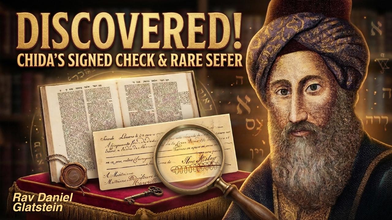 "Never Seen Before By the Public" DISCOVERED - The Humility of the Chida Uncovered through His Personal Artifacts 