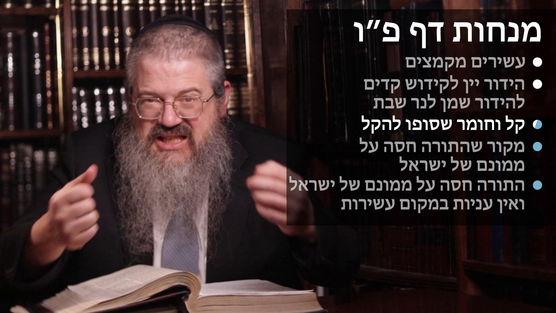  Menachot daf 86 עשירים מקמצים, הידור יין לקידוש קדים להידור נר שבת, קל וחומר שסופו להקל, התורה חסה על ממונם של ישראל ואין עניות במקום עשירות 