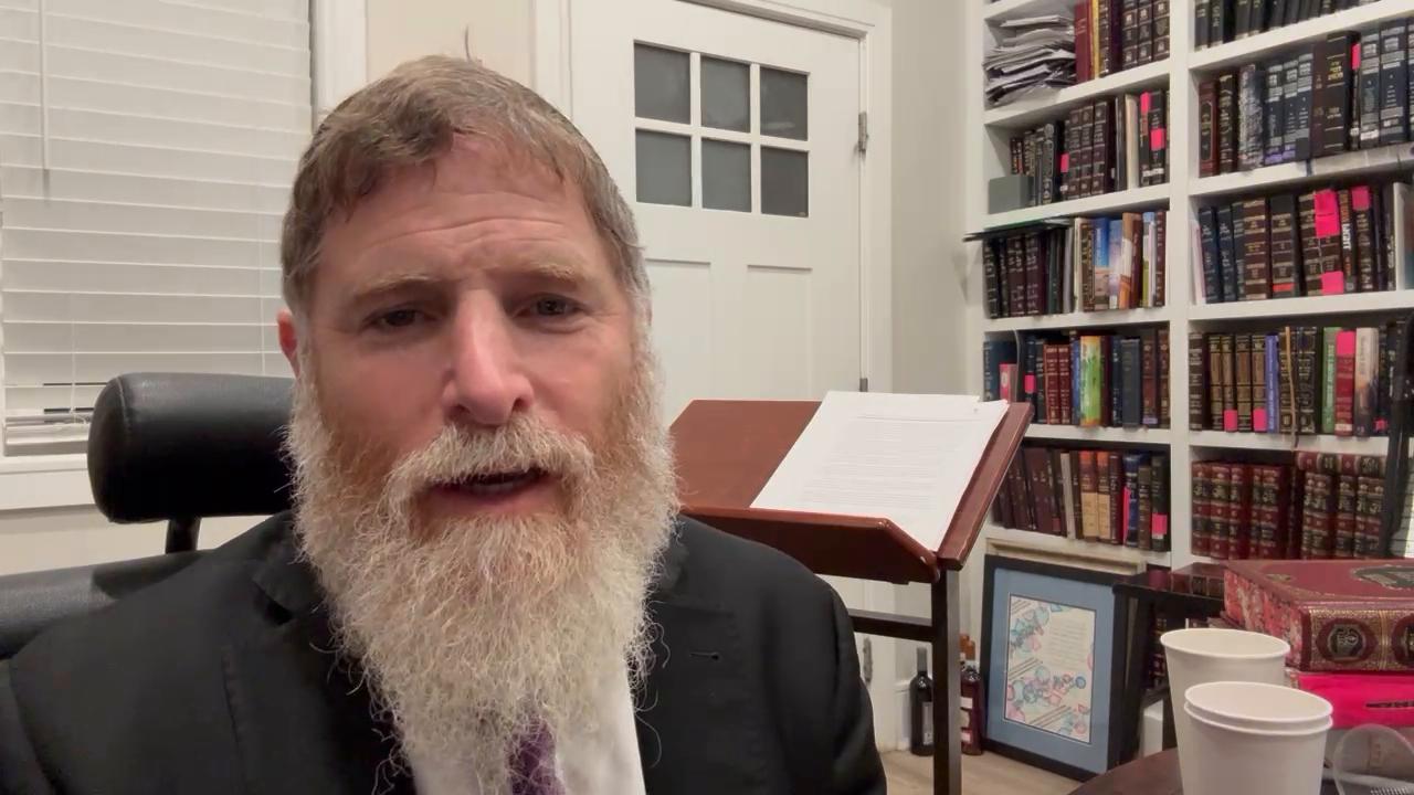 Daily halachot and Pesach and Parshas shmini